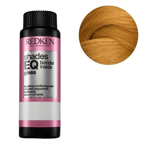 Краска-блеск без аммиака для тонирования и ухода - Redken Shades Eq Gloss Bonder Inside  08WG - Светлый блондин теплый золотистый